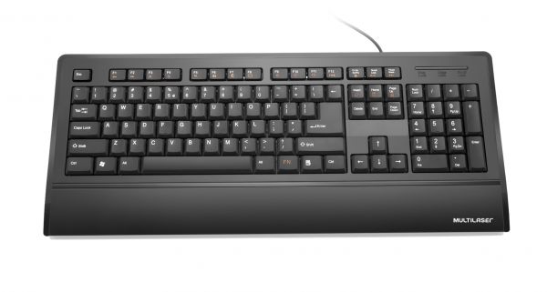 Teclado Multimídia Slim Usb TC128 Multilaser