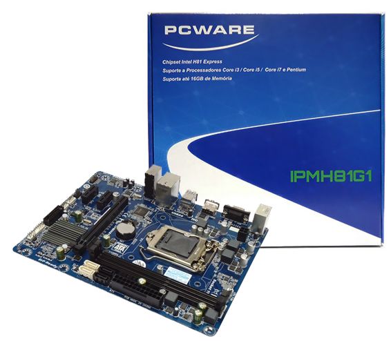 PLACA MÃE IPMH81G1 PCWARE