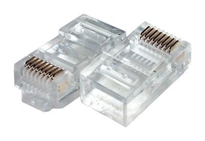 Conector Rj45 P/ Rede Lan Plug Rj 45